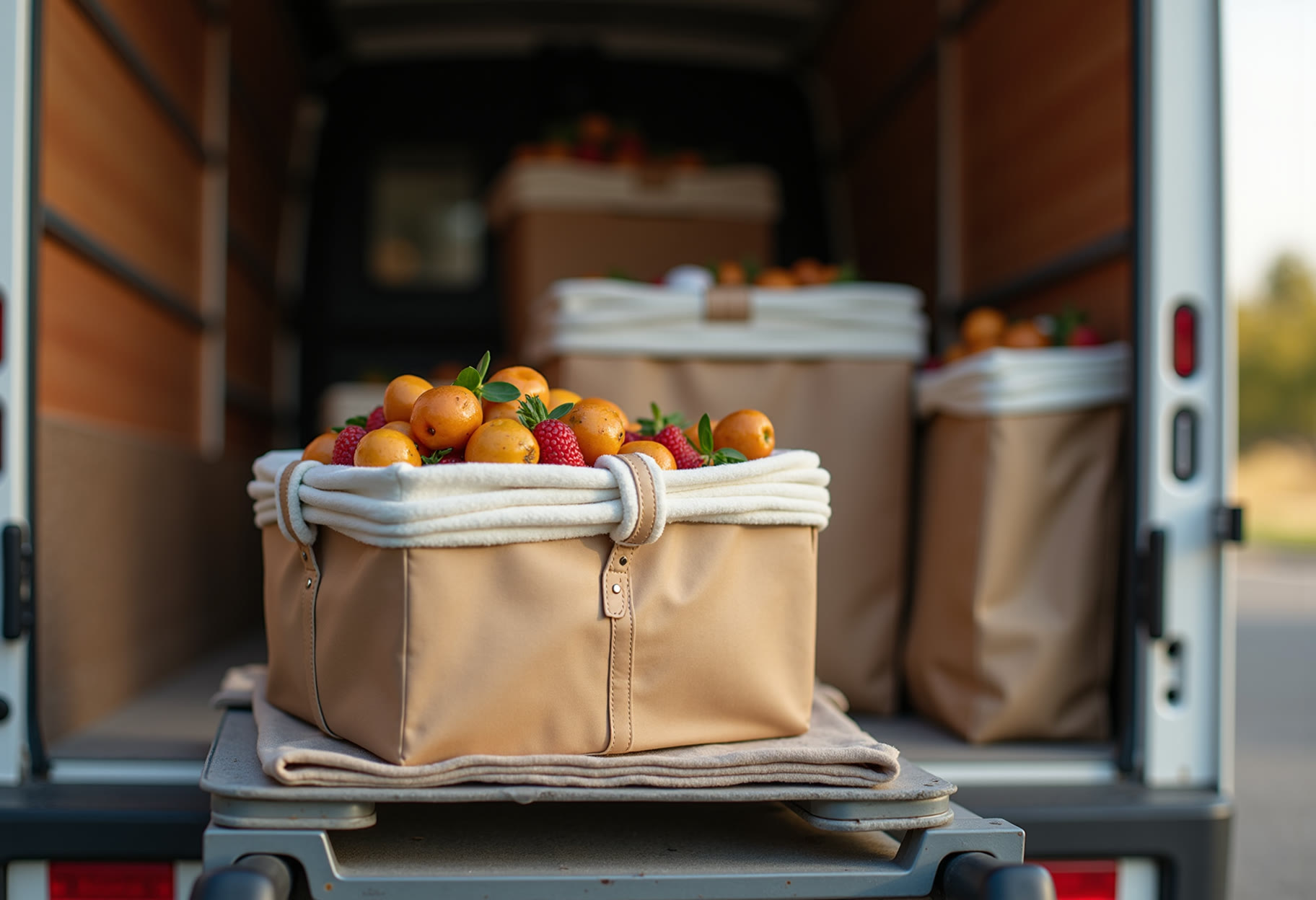 Carriers loaded for a Yukon drop-off order